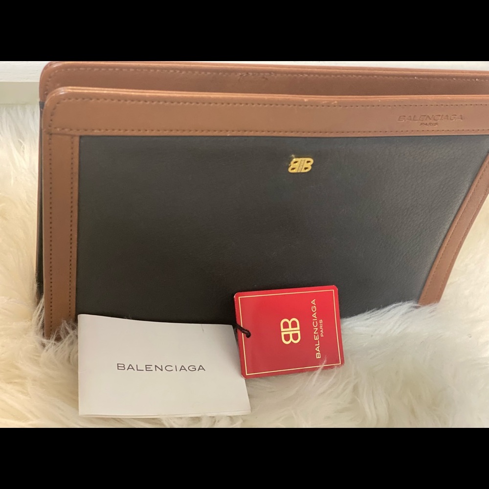 vintage balanciaga clutch